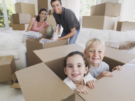 Student removals team loading boxes and furniture in Kingston