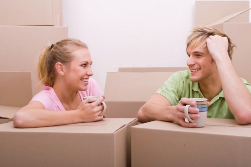 Furniture and household items ready for storage in Kingston