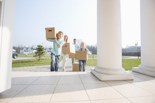 Removal team preparing a home move in Kingston