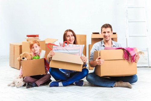 Local removal team helping with a Kingston home move