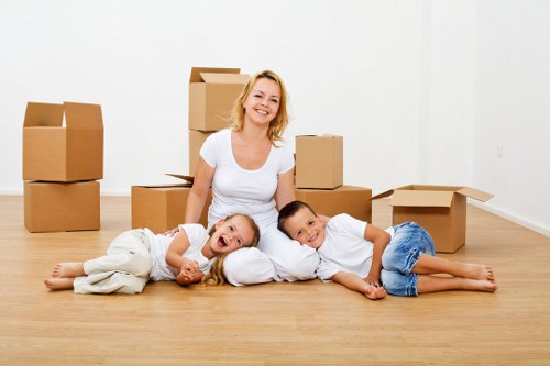 Local removal vehicle supporting house removals in Kingston