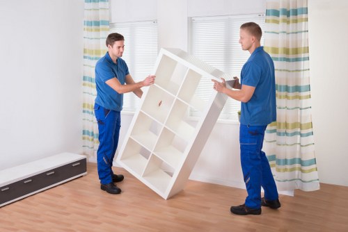 Furniture removals vehicle ready for a Kingston house or flat move