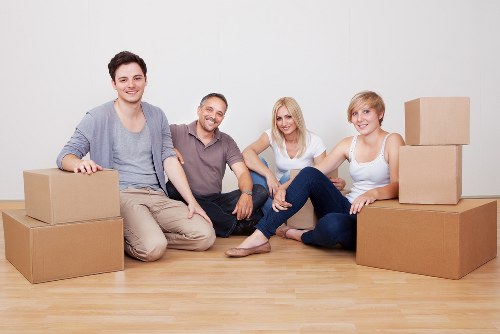Safe and organised moving team completing a van relocation