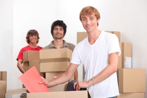 Team coordinating a local business move with access considerations