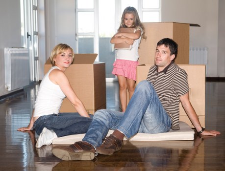 Professional man and van service in Kingston preparing for transport
