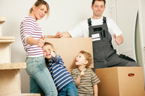 Packing materials and organised belongings ready for a Kingston moving day